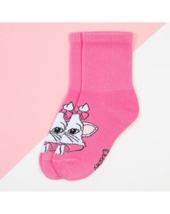 Носки для девочки Коты Аристократы DISNEY 18 20 см цвет розовый Kaftan