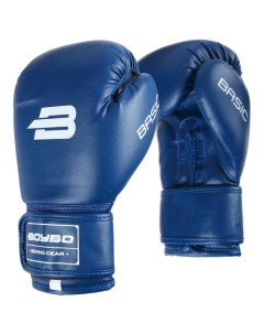 Перчатки боксёрские Basic к з 14 OZ цвет синий Boybo
