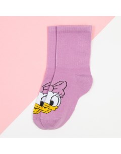 Носки для девочки Дейзи DISNEY 18 20 см цвет фиолетовый Kaftan