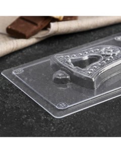 Форма для шоколада и конфет пластиковая Колокольчик 15 10 3 см цвет прозрачный Выдумщики