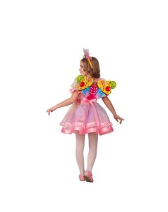 Карнавальный костюм Пироженка мороженка платье головной убор р 28 рост 110 см Батик