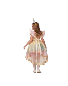 Карнавальный костюм Единорожка платье головной убор р 32 рост 128 см Батик