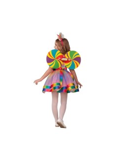 Карнавальный костюм Конфетка платье головной убор крылья р 32 рост 128 см Батик