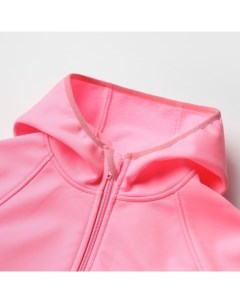 Бомбер джемпер с капюшоном для девочки цвет розовый рост 140 см Minaku