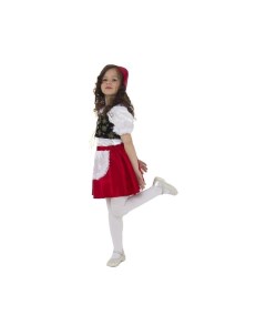Карнавальный костюм Красная Шапочка текстиль размер 30 рост 116 см Батик