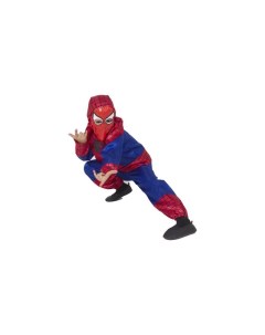 Карнавальный костюм Человек паук текстиль размер 26 рост 104 см Батик