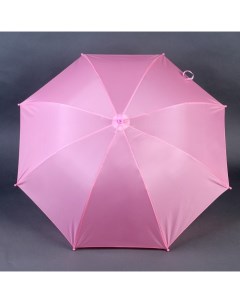Зонт детский полуавтоматический d 90см цвет светло розовый Funny toys