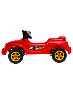 Машина каталка педальная Cool Riders с клаксоном цвет красный Guclu