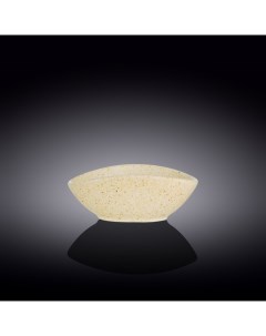 Салатник овальный Wilmax 19х15х6 см цвет песочный Wilmax england