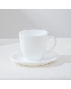 Сервиз чайный Carine 220 мл стеклокерамика 6 персон цвет белый Luminarc