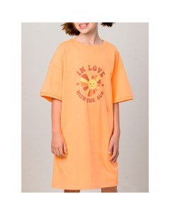Ночная сорочка для девочек рост 140 см цвет оранжевый Pelican