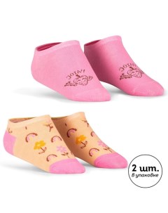 Носки для девочек размер 20 22 цвет персиковый розовый Pelican