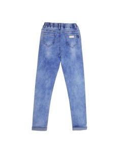 Джеггинсы для девочек рост 146 см цвет голубой Yuke jeans