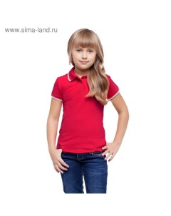 Рубашка детская рост 116 см цвет красный Stan