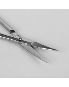 Ножницы маникюрные для кутикулы загнутые узкие 10 см на блистере цвет серебристый НСС 6S Silver star