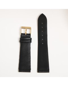 Ремешок для часов мужской 22 мм запряжник 75 мм горт 115 мм натуральная кожа чёрный Straps