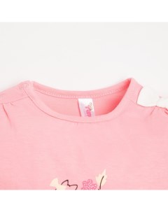 Лонгслив для девочки цвет розовый рост 74 80 см Takro