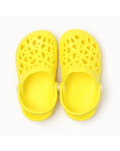 Пантолеты пляжные детские размер 24 цвет жёлтый Ветанна
