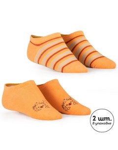 Носки для девочек размер 18 20 цвет оранжевый янтарный Pelican