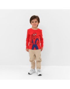 Джемпер детский MARVEL Spider man hero рост 98 104 30 красный Kaftan