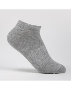 Набор мужских носков 3 пары цвет белый чёрный серый меланж размер 27 29 Золотая игла