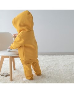 Спортивный костюм детский рост 86 92 см цвет горчица Kinderlitto