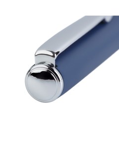 Ручка шариковая EASY корпус латунь с сатиновым покрытием отделка сталь и хром чернила синие синяя Pierre cardin