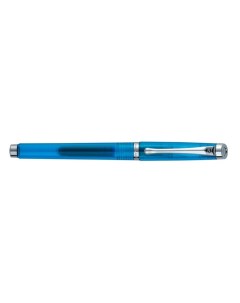 Ручка перьевая I SHARE корпус пластик отделка сталь и хром узел 0 6 мм чернила синие прозрачная синя Pierre cardin