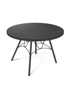 Столик журнальный SHT-S100/ЛДСП 60 артикул Сж-77 черный муар/камень пьетра гриджио черный Sheffilton