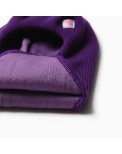 Шапка шлем для девочки цвет фиолетовый размер 42 46 Hoh loon