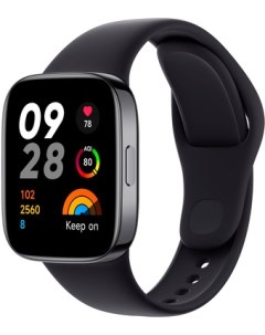 Умные часы Redmi Watch 3 черный международная версия Xiaomi