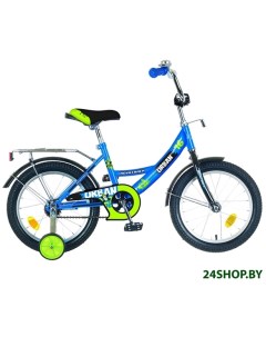 Детский велосипед Urban 16 синий желтый 2019 Novatrack