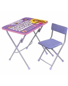 Комплект мебели с детским столом Маша и Медведь с азбукой ММД3 А1 Ника