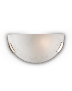 Светильник настенный GRECA 061 GLASSI SN 108 белый Стекло 1 100Вт Е27 Sonex