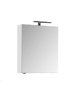 Шкаф с зеркалом для ванной Порто 60 00195727 белый Aquanet