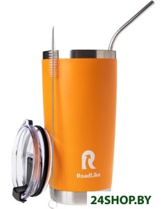 Термокружка City Mug 570мл оранжевый Roadlike