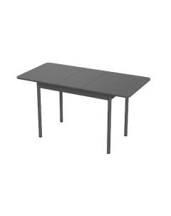 Стол кухонный Лион 2 подстолье прямое графит графит Steelline