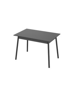 Стол кухонный Интер 1 подстолье косое графит черный Steelline