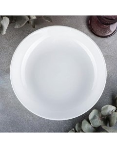 Тарелка фарфоровая глубокая Wilmax Olivia 900 мл d 23 см цвет белый Wilmax england