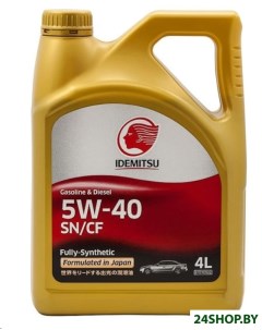 Моторное масло 5W 40 SN CF 4л Idemitsu