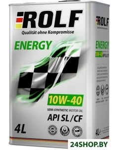 Моторное масло Energy 10W 40 SL CF 4л Rolf