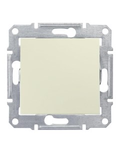 SEDNA беж. Переключатель 1-кл. прох. (без рамки) SDN0500147 Schneider electric