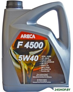 Моторное масло F4500 5W 40 4л Areca