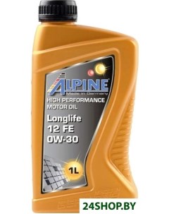 Моторное масло Longlife 12 FE 0W 30 1л Alpine
