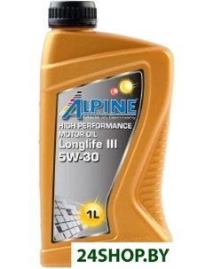 Моторное масло Longlife III 5W 30 1л Alpine