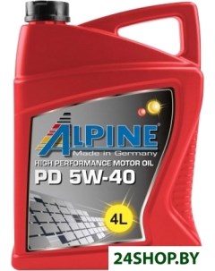 Моторное масло PD 5W 40 4л Alpine