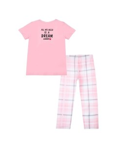 Пижама для девочки футболка брюки рост 98 см Playtoday
