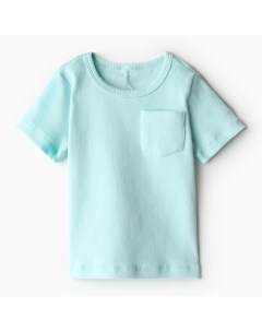 Комплект детский футболка и шорты цвет голубой рост 74 80 см Minaku