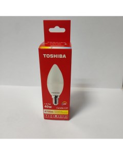 Лампа светодиодная С39 4 7Вт Е14 4000К LED Candle Toshiba