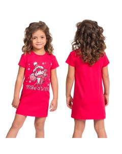 Ночная сорочка для девочек рост 86 см цвет красный Pelican